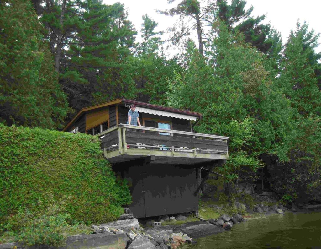 McGregor Lake Cottage view from dock